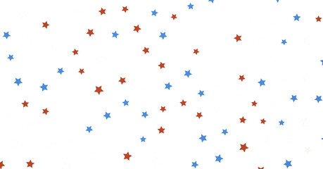 Stars - American national colors. USA Presidents Day, American Labor day, Memorial Day, US election concept.