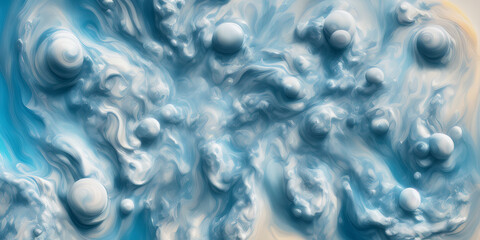 The genesis of a hurricane, Dynamic abstract wallpaper background illustration, Generative AI
