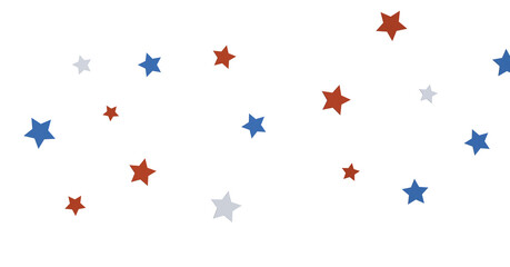 Fototapeta na wymiar Independence Day background with stars.