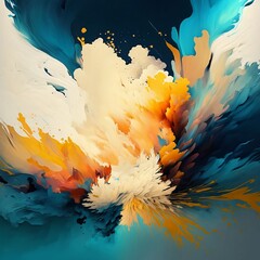watercolor paint splash illustration