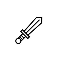 sword icon, double-edged sword - icon