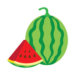 watermelon icon logo vector design template
