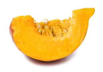 Pumpkin (transparent background, close-up shot, selective focus)