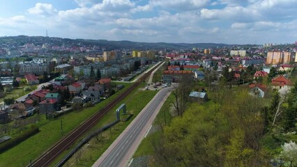 Zasanie Railway Station Przemysl Stacja Kolejowa Aerial View Poland