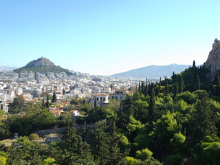 Athen und die Akropolis in Griechenland