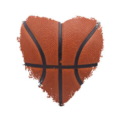 jagged edge basketball heart