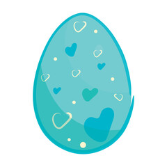 Isolated colored easter egg icon Vector