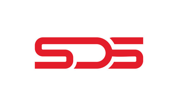 s, d, sds, red, logo, icon, symbol, monokrom, letter sds