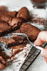 chocolate chip cookies and coffee cake torte chocolate cloud