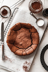 chocolate chip cookies and coffee cake torte chocolate cloud