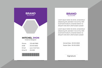 ID Card Design Template