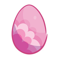 Isolated colored easter egg icon Vector