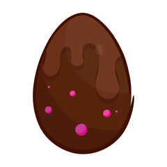 Isolated colored easter egg icon Vector