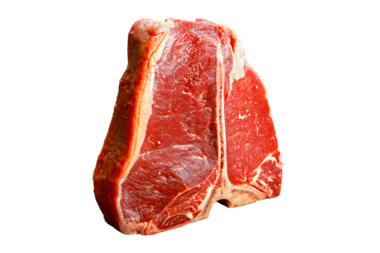T Bone steak raw