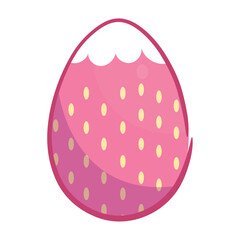 Isolated colored easter egg icon Vector
