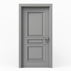 Grey-colored Door for Modern Interiors