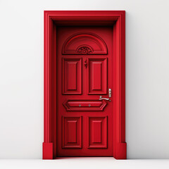 Red-colored Door: A Bold Addition to Your Home Decor
