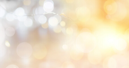 Obraz premium Image of glowing blurred lights and spots of light