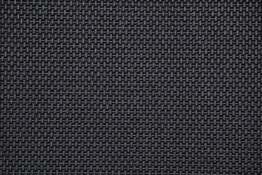 Textura de neopreno de color negro visto de frente, superficie de neopreno, recubrimiento de neopreno.