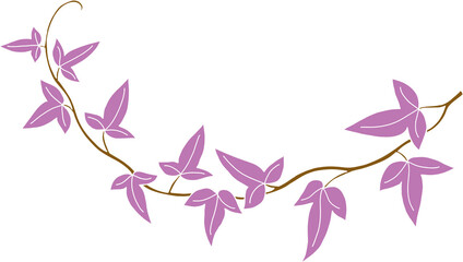 Simplicity ivy freehand drawing