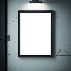Creepy Frame Mockup Room with Emphasis on Sinister Centerpiece Frame