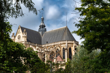 Church Eglise Saint-Eustache In Paris, France