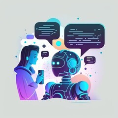 Chat GPT Bot AI Picture, generative AI