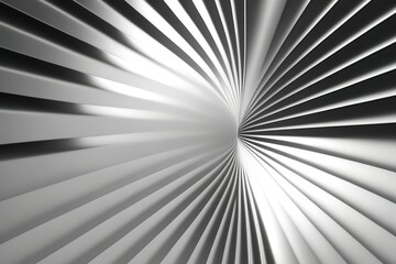 Striped silver pattern background. Generative AI illustration