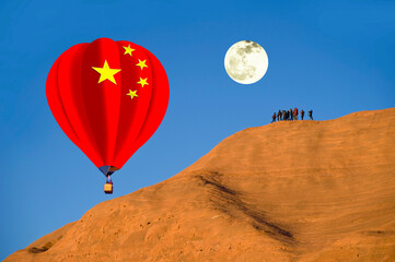 China Spy Balloon in America.