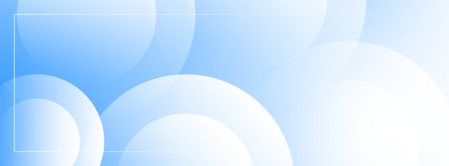 Banner modern background .geometric style, gradation of blue and white colors eps 10