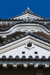 日本　愛媛県松山市の松山城の大天守