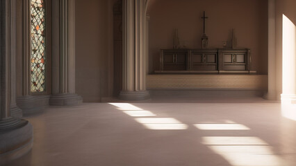 The Majesty of a Church: A Monument to Human Belief and Devotion, Generative AI