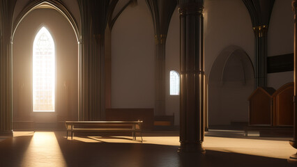 The Majestic Beauty of a Church: An Iconic Symbol of Faith and Community, Generative AI