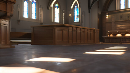 A Church's Architecture: A Testimony to Human Creativity and Devotion, Generative AI