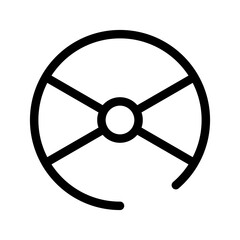 Naklejka premium Cd Icon Vector Symbol Design Illustration