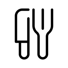 Cutlery Icon Vector Symbol Design Illustration