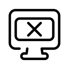 Access Denied Icon Vector Symbol Design Illustration