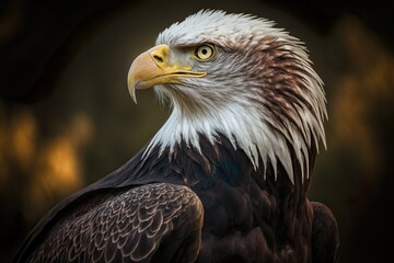 Fototapeta premium Adler - Wilde faszinierende Tiere, generative AI