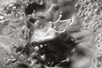 Close up of water splashing