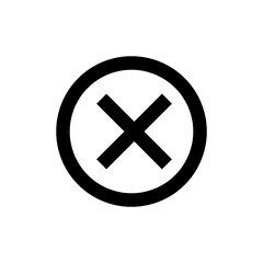 Obraz premium Delete icon. x mark cancel icon trendy style illustration on white background..eps