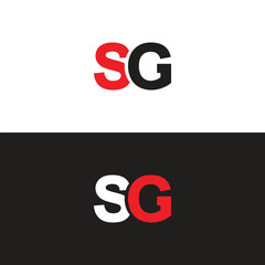 Sg logo design vector templates 