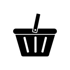 Shopping Basket Icon trendy style illustration on white background..eps