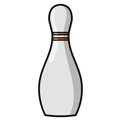 bowling pin illustration 