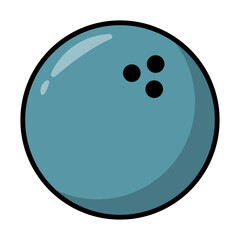 bowling ball illustration 