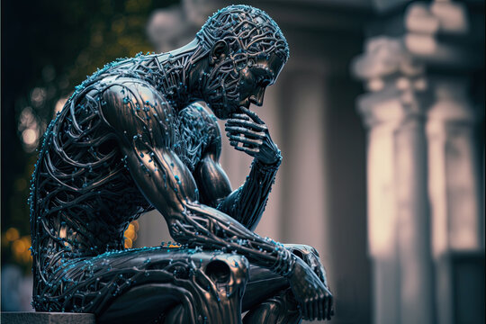 Illustration about artificial intelligence.