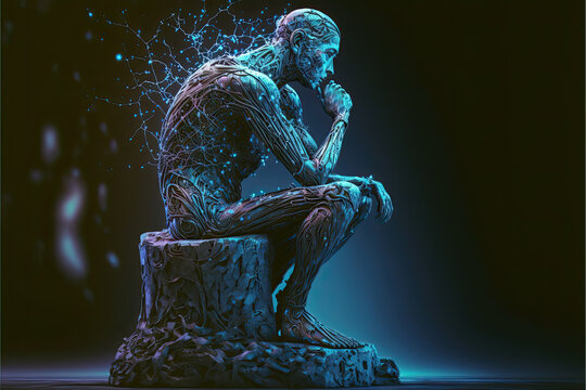 Illustration about artificial intelligence.