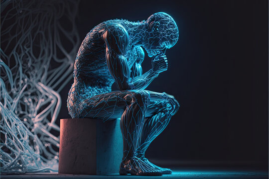 Illustration about artificial intelligence.