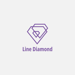 Three diamonds logo of a line of three different sizes.