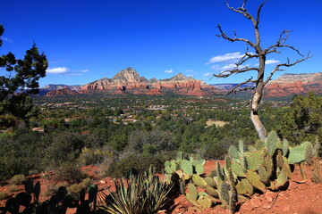 Capitol Butte as seen from Airport Mesa in Sedona, Arizona.