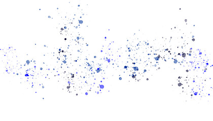 Fototapeta premium Abstract of color splatter on white background